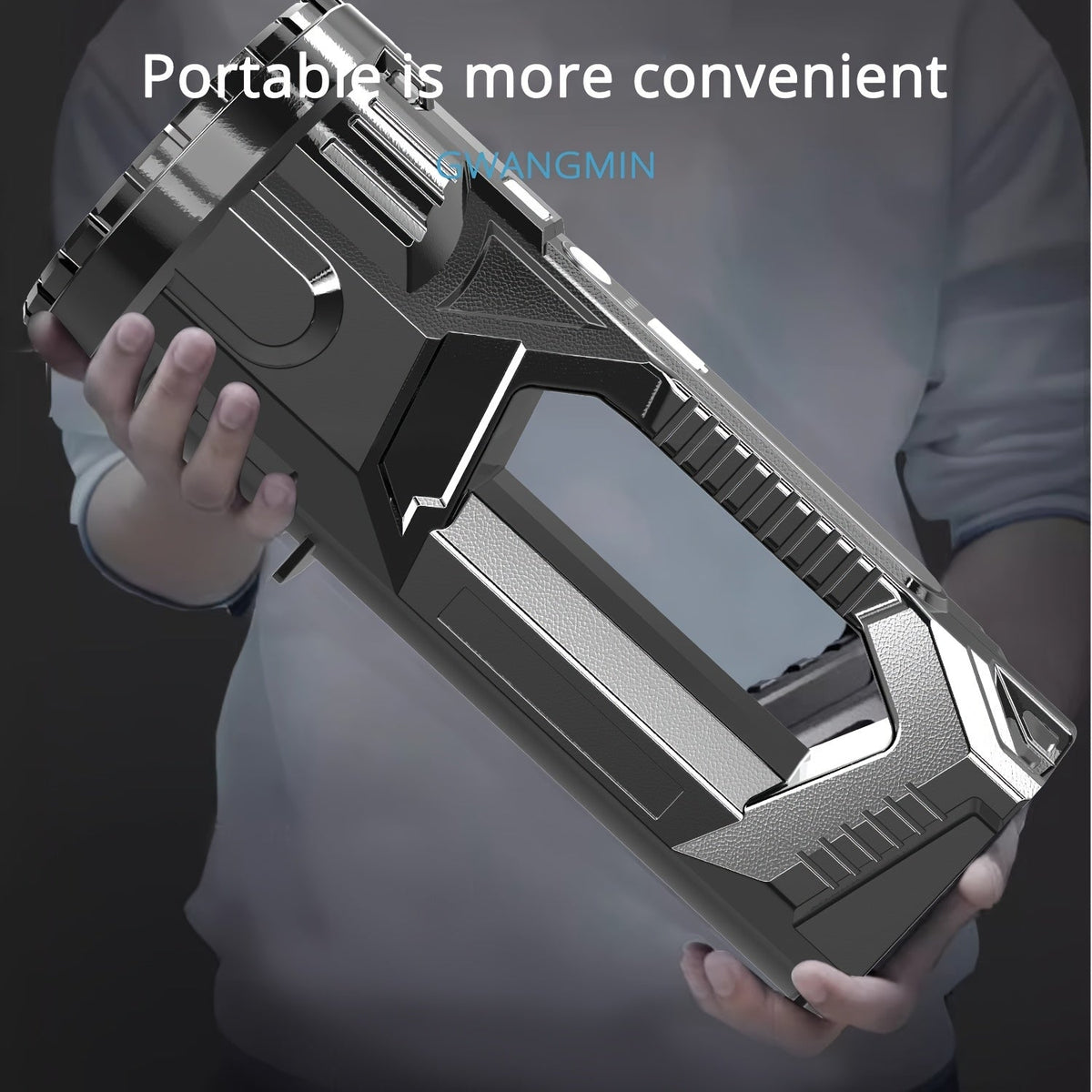 Camping Spotlight USB Rechargeable Flashlight-1