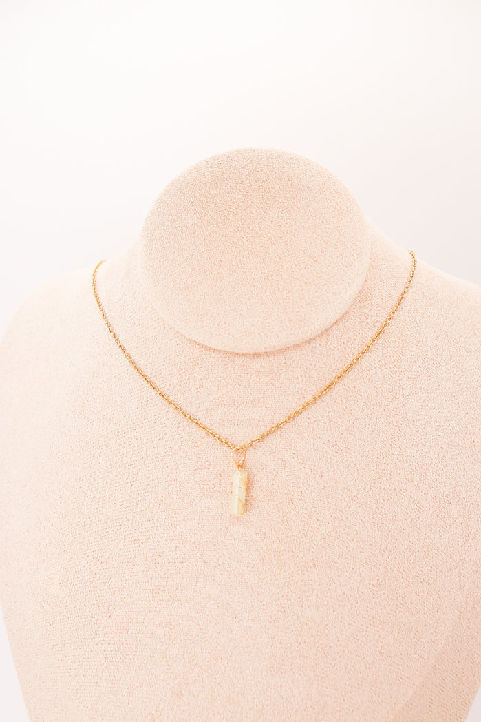 Pendant | Mini Jade Pillars "Plum Blossoms