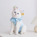 Breathable Cat Recovery Suit with Ruffle Collar-0