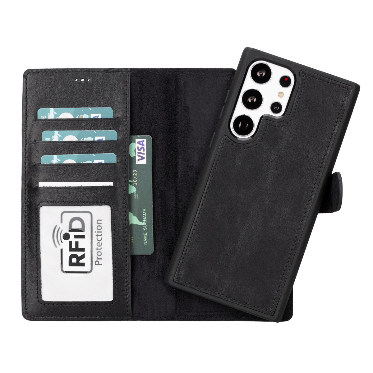 Buffalo Samsung Galaxy S23 Series Detachable Leather Wallet Case-8