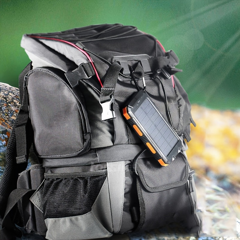 10000mAh Portable Solar Power Bank with Dual USB-2