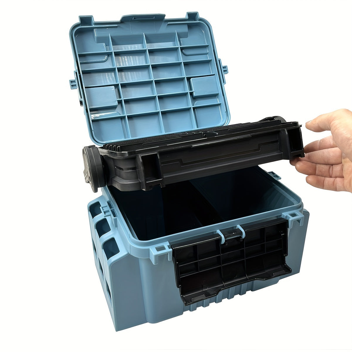 Fishing Gear Box Tackle Case Rod Holder-0