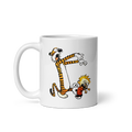 Calvin and Hobbes Playing Zombies Mug-0