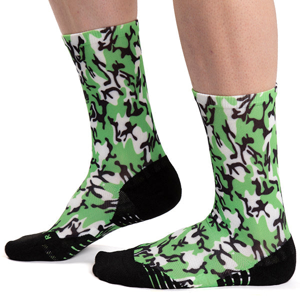 Camouflage Green & White