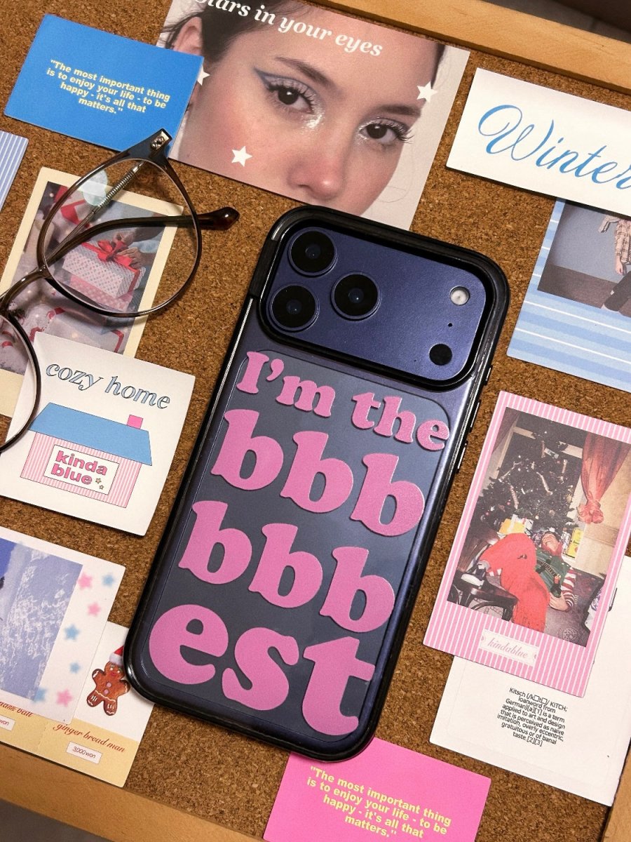 Casey BEST Typography Series AG Matte Phone Case – Bold Varsity Streetwear Protective Cover-3