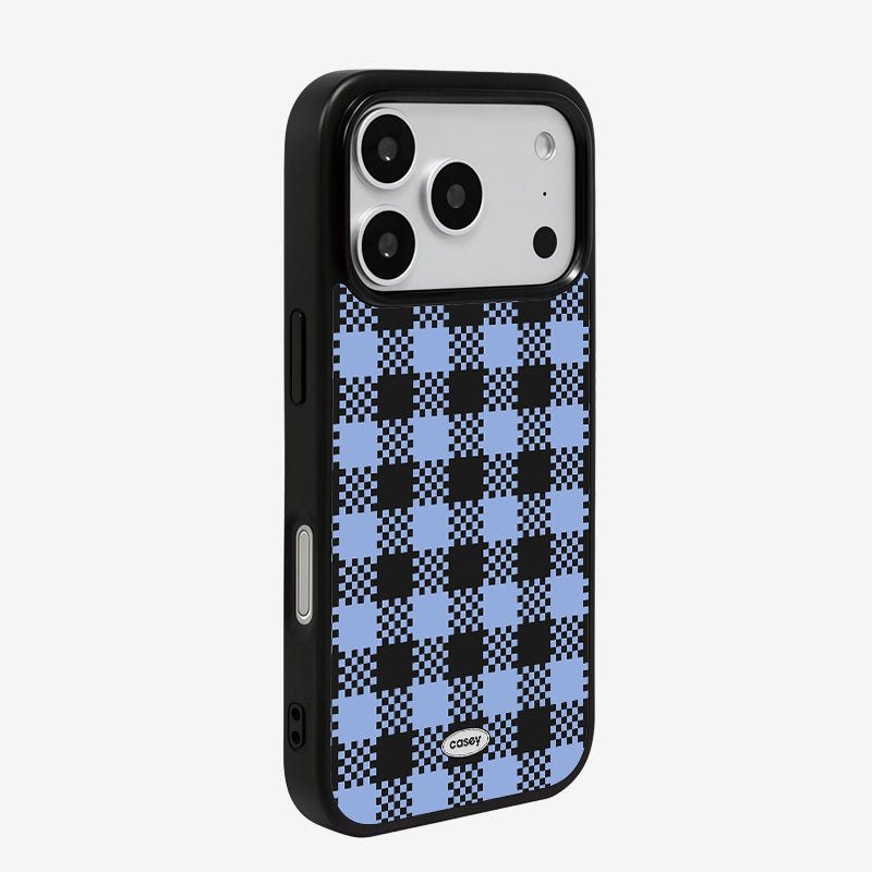 Casey Checkerboard Series Magnetic Matte Phone Case – Anti-Fingerprint Protective Cover-1