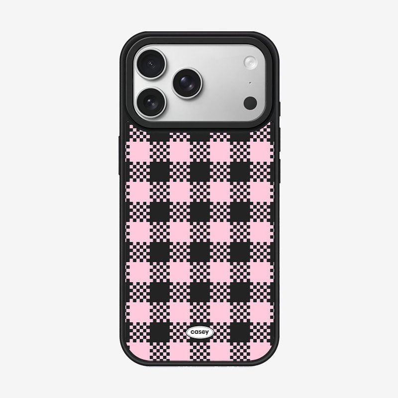Casey Checkerboard Series Magnetic Matte Phone Case – Anti-Fingerprint Protective Cover-3