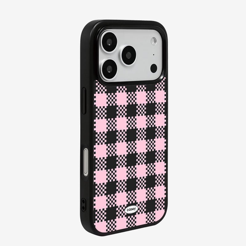 Casey Checkerboard Series Magnetic Matte Phone Case – Anti-Fingerprint Protective Cover-4