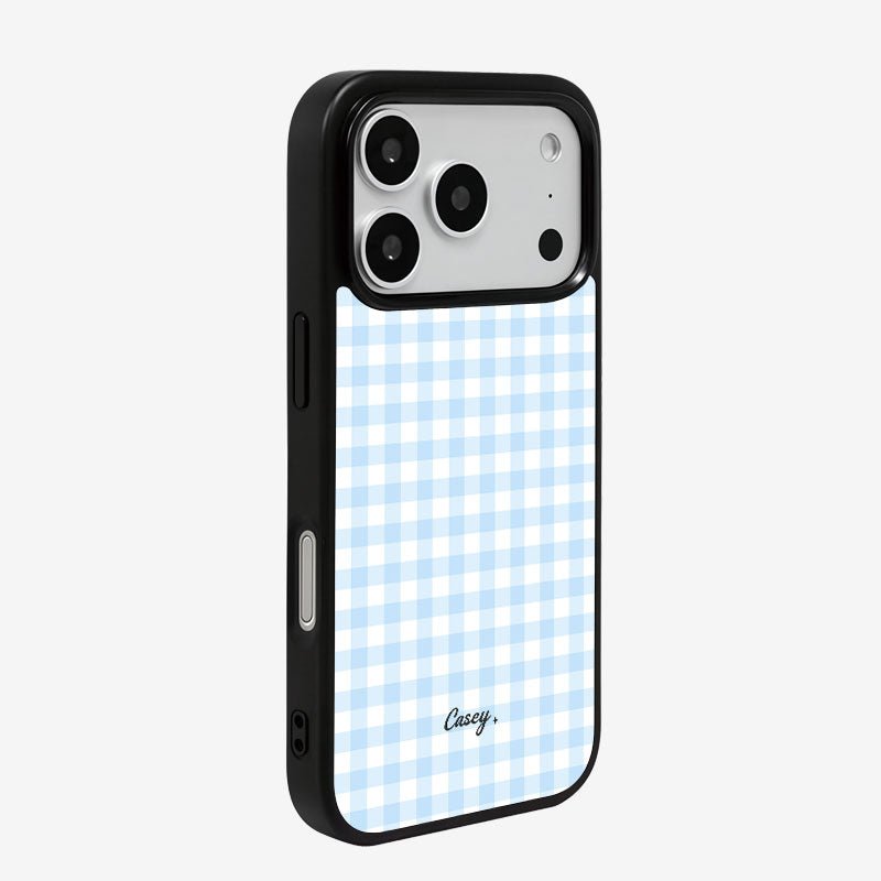 Casey Classic Gingham Magnetic Matte Phone Case – Anti-Fingerprint Protective Cover-4
