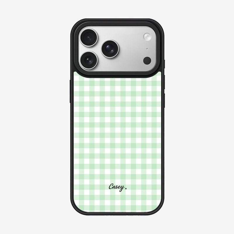 Casey Classic Gingham Magnetic Matte Phone Case – Anti-Fingerprint Protective Cover-5