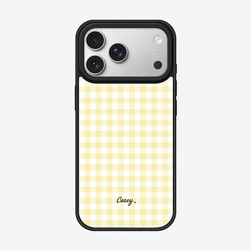 Casey Classic Gingham Magnetic Matte Phone Case – Anti-Fingerprint Protective Cover-8