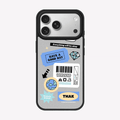 Casey Have A Good Day Sticker Collage AG Matte Phone Case – Slim MagSafe Anti-Fingerprint TPU Protective Cover-0