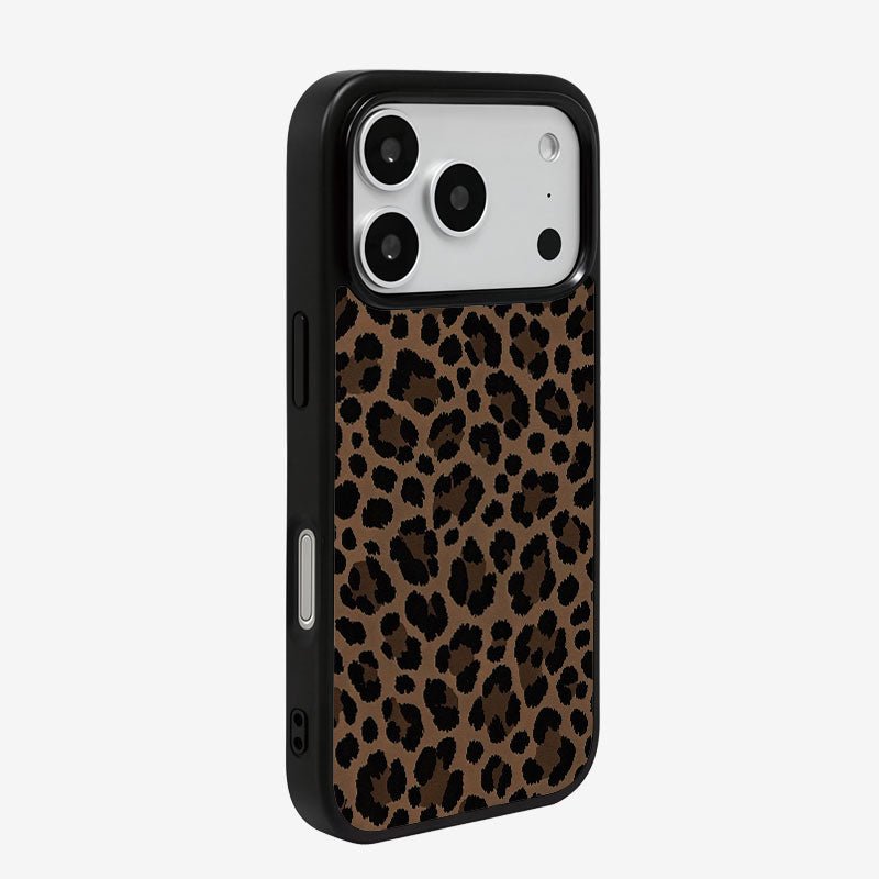 Casey Leopard Print Series AG Matte Phone Case – Anti-Fingerprint TPU Protective Cover-1