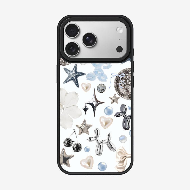 Casey Silver Salt Star Dream Magnetic Matte Phone Case – Anti-Fingerprint Protective Cover-0