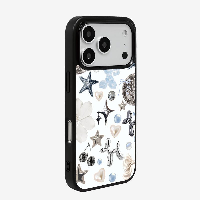 Casey Silver Salt Star Dream Magnetic Matte Phone Case – Anti-Fingerprint Protective Cover-1
