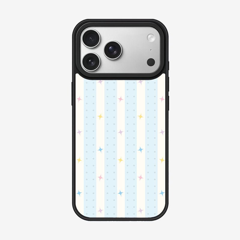 Casey Striped Stars Pastel AG Matte Phone Case – Playful Stripe & Star Protective Cover-0