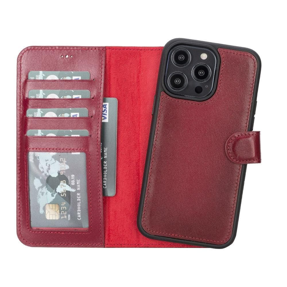 Casper iPhone 12 Series Detachable Leather Wallet Case