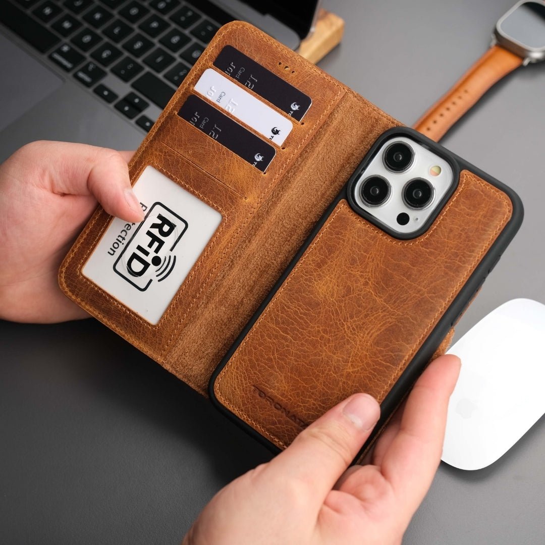 Casper iPhone 17 Pro Leather Wallet Case – MagSafe Compatible-8