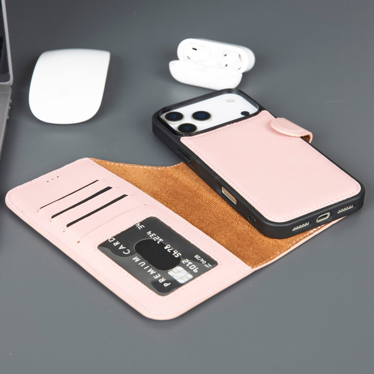 Casper iPhone 17 Pro Leather Wallet Case – MagSafe Compatible-11