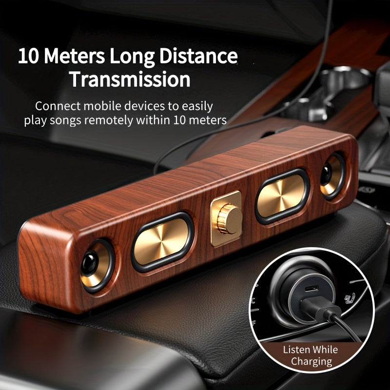 Wireless Dual Bass Speaker with Rechargeable Battery-4