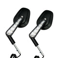 2x Rear View Mirrors LED Turn Signals Suitable for Harley V-Rod VRSCF-0