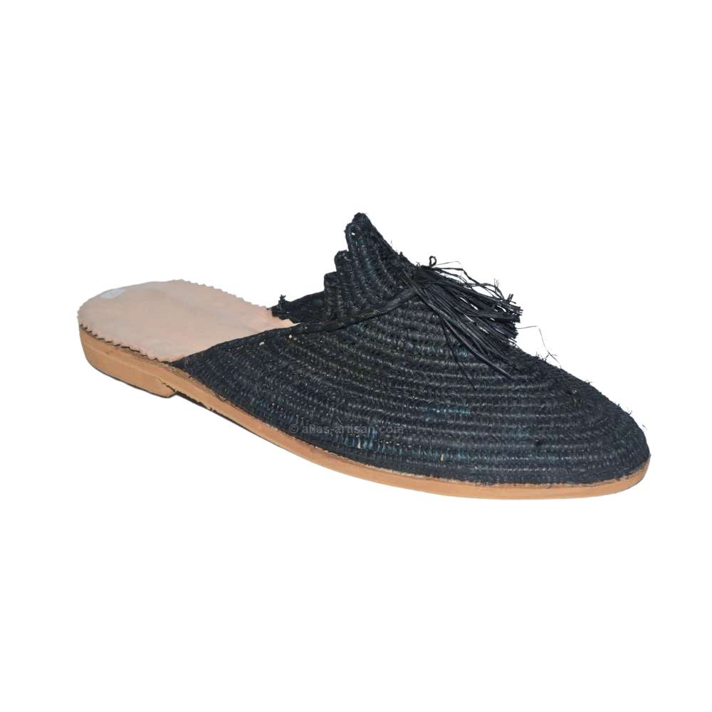 Raffia Slippers Ladame-4