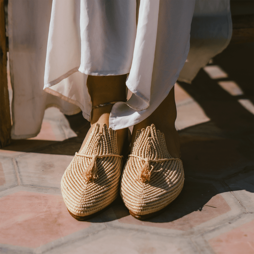 Raffia Slippers Ladame-0