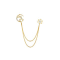Christmas Elk Gold Brooch-0