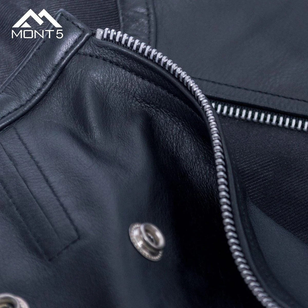 MONT5  Karakoram Perfect Fit Men Leather Jacket