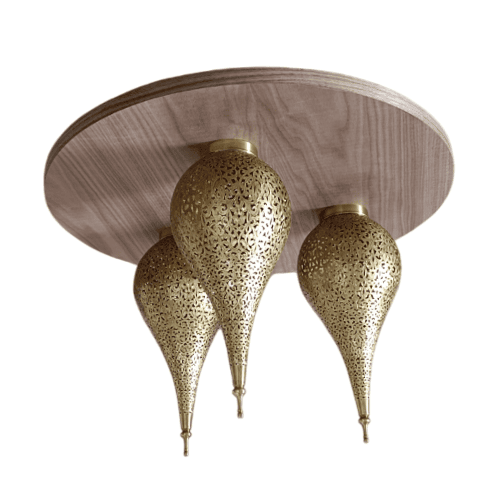 Copper Chandelier Lento-1