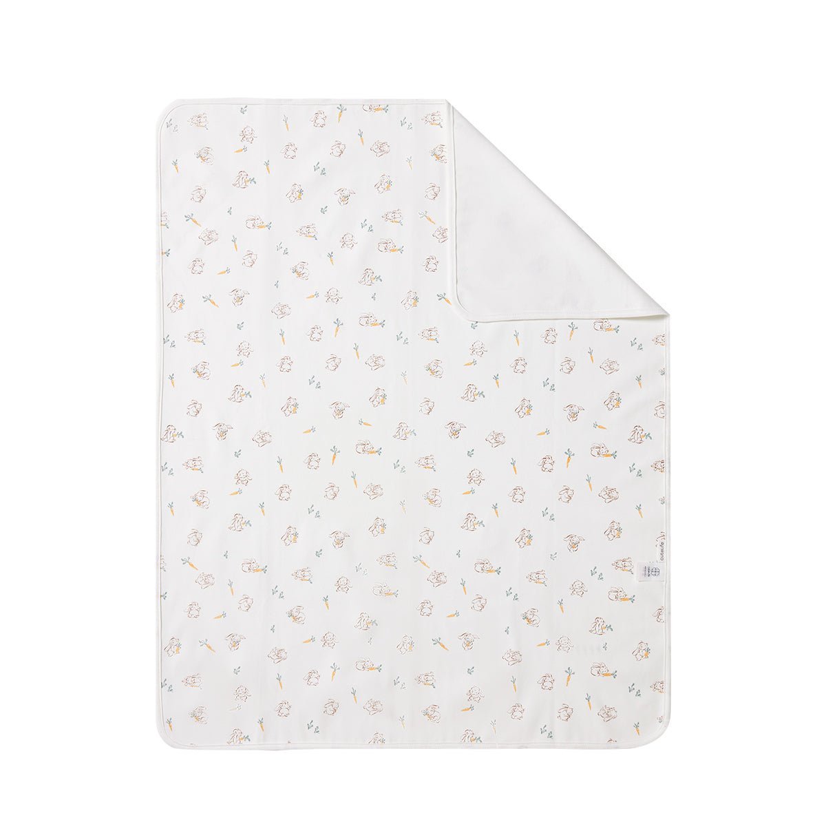 Cute Rabbit Waterproof Baby White Changing Mat-3
