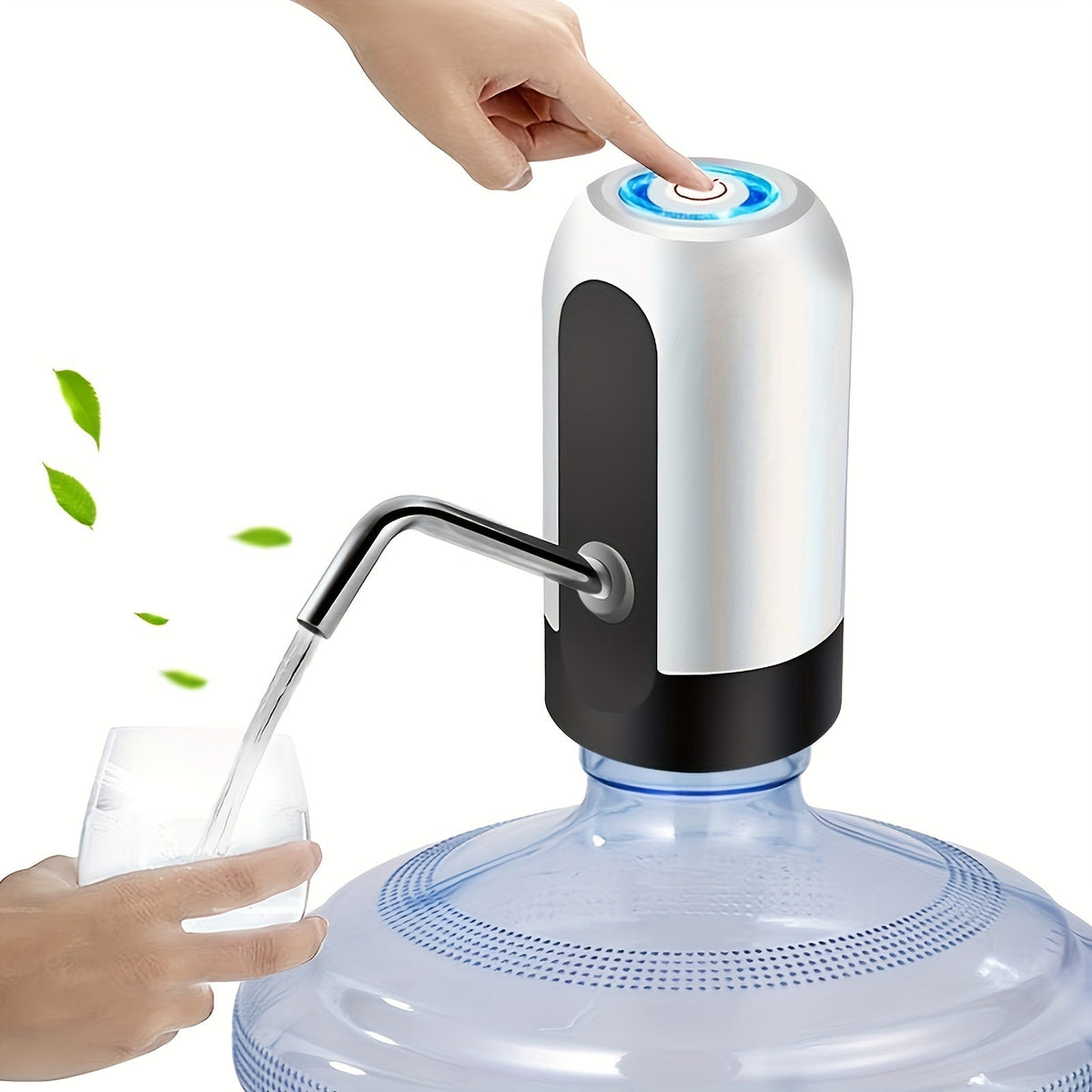 USB Rechargeable Electric Water Bottle Pump-3