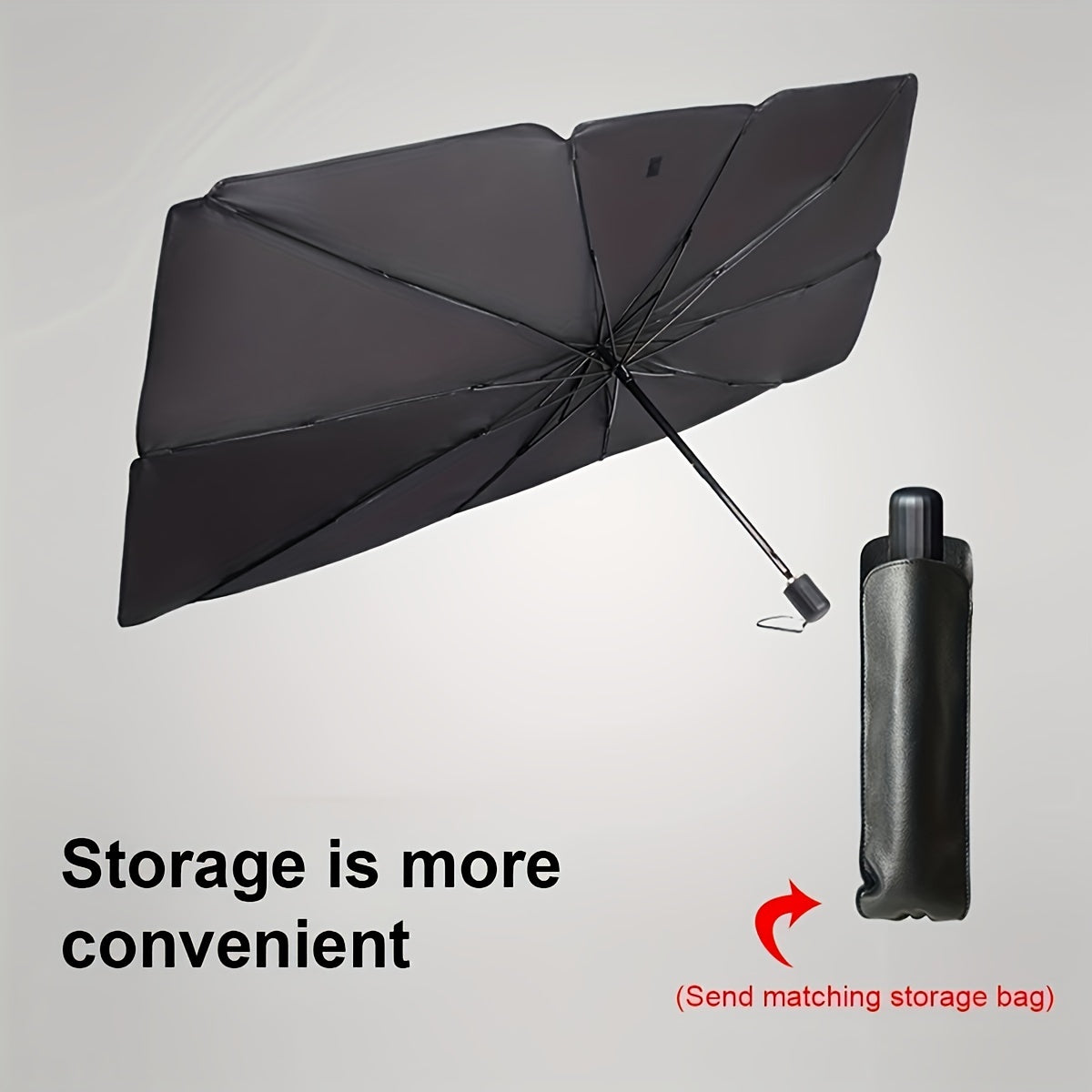 Car Windshield Sunshade Heat Insulation Umbrella Cover-1