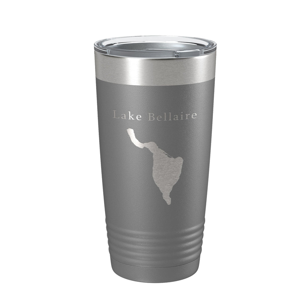 Lake Bellaire Map Tumbler Travel Mug Insulated Laser Engraved Coffee Cup Michigan 20 oz-16