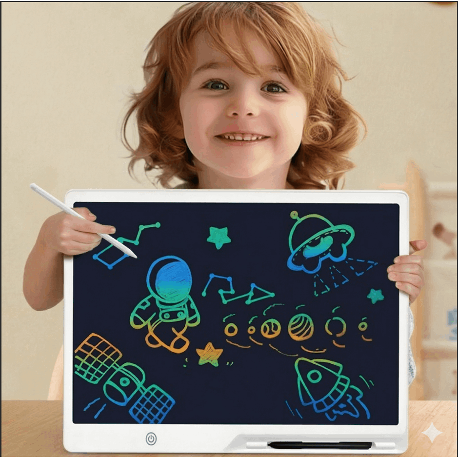 20-Inch LCD Writing Tablet – Rechargeable Kids Drawing Board & Learning Easel-4