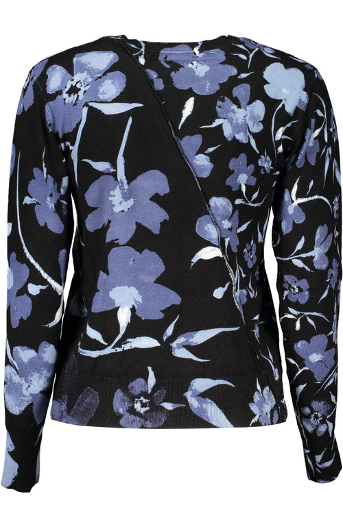 DESIGUAL BLACK WOMEN'S SWEATER