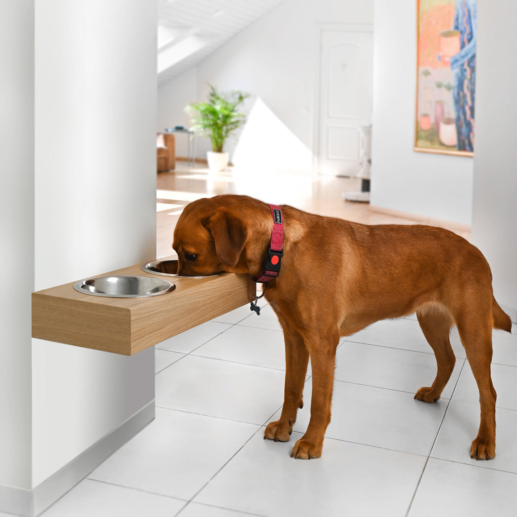 Wooden Elevated Dog Bowl Stand, 3 Sizes for Dogs and Cats-6