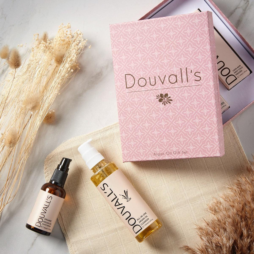 Luxury Argan Gift Set containing 150ml argan cleanser and 50ml organic first cold pressed argan oil-4