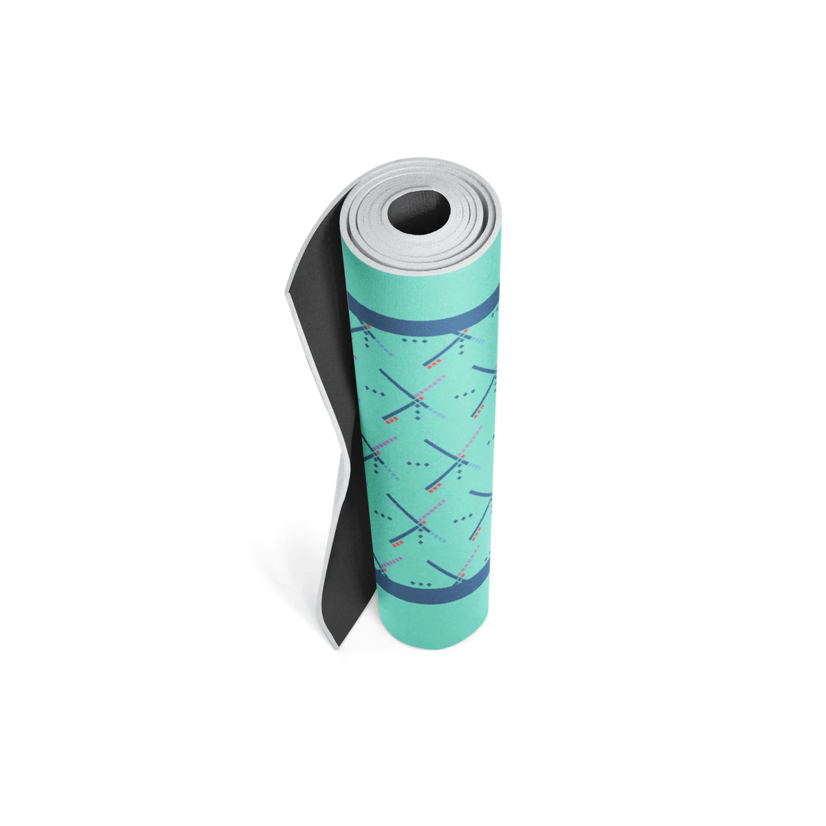 Yoga Mat | 6mm Thick | Turquoise | Non-Slip | Eco Friendly | Yune Yoga | PDX Carpet-4