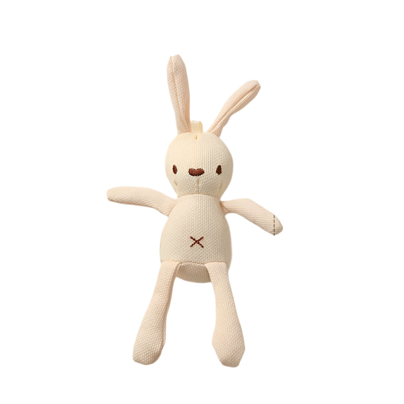 3-Piece Adorable Plaid Wishing Rabbit Dolls-0