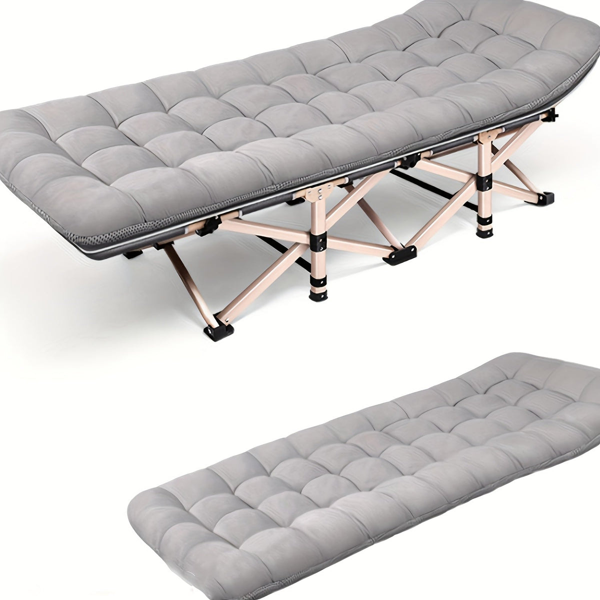 Foam Mattress for Travel (Gray)-1
