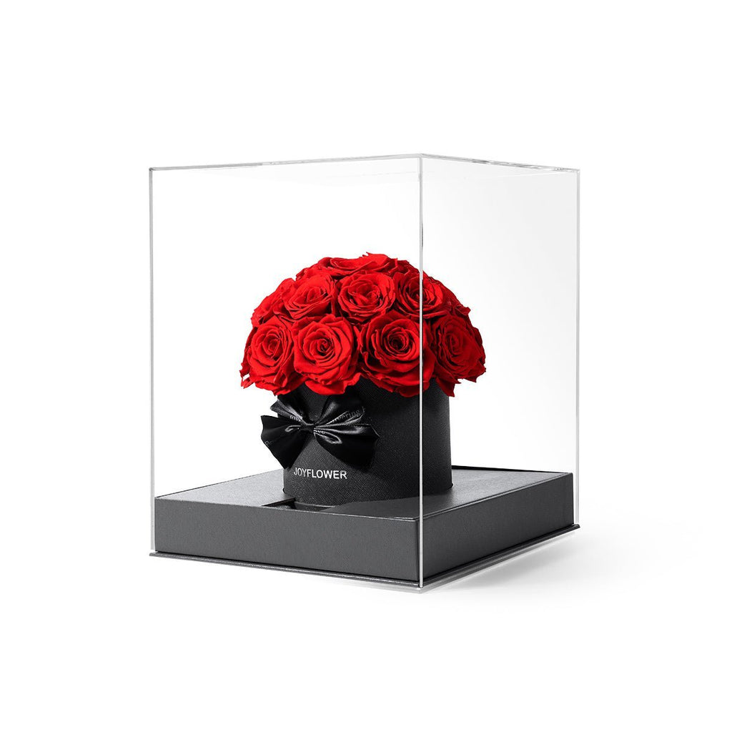 Eternal Rose Flower Vase with Everlasting Roses!-3