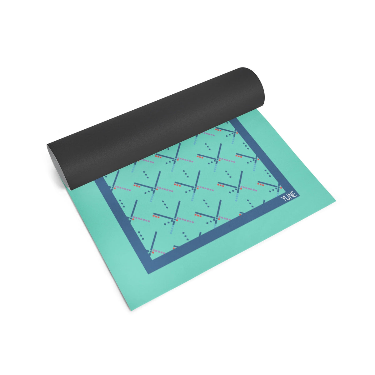 Yoga Mat | 6mm Thick | Turquoise | Non-Slip | Eco Friendly | Yune Yoga | PDX Carpet-2