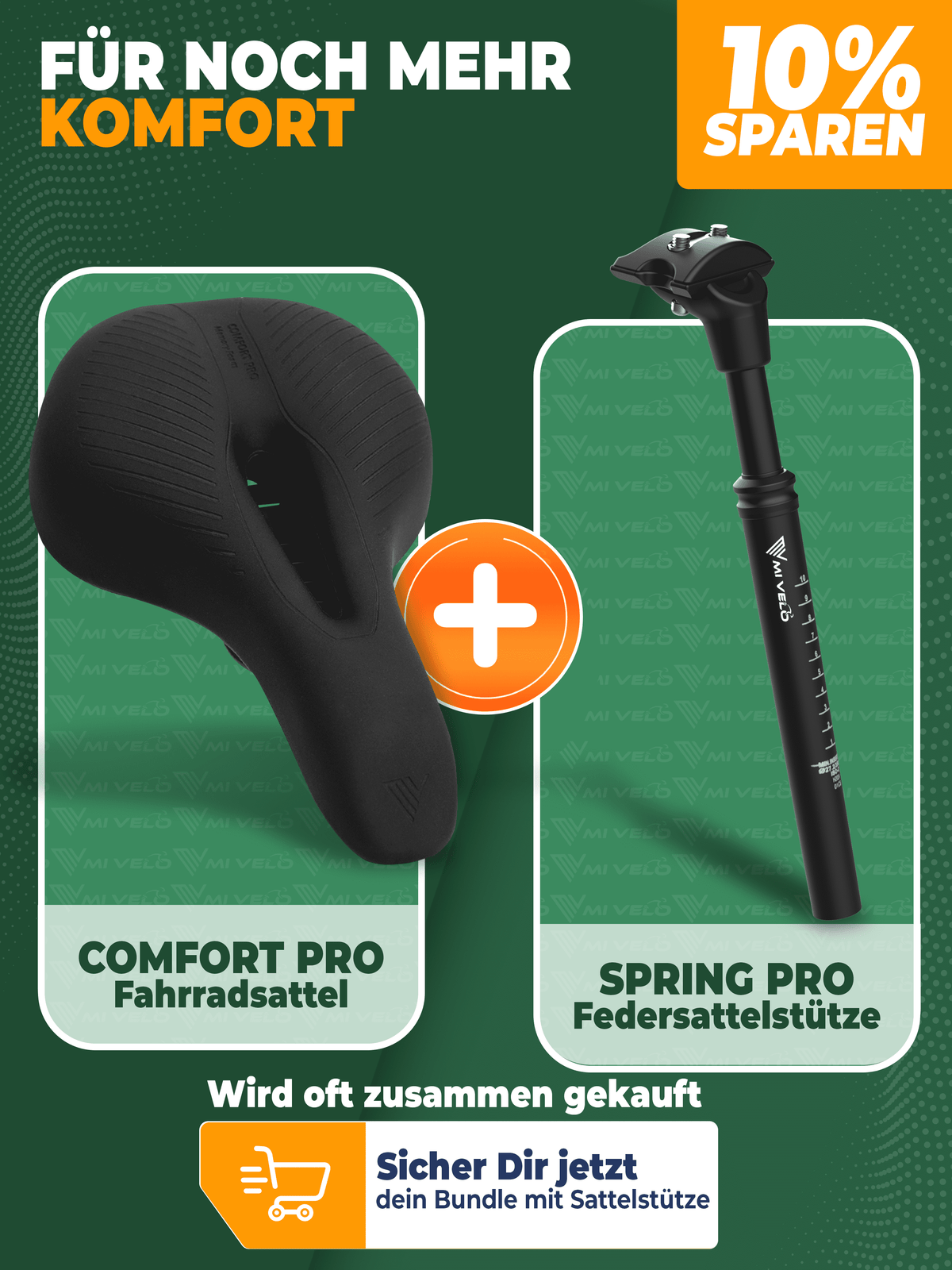 Mivelo Fahrradsattel Trekking Comfort Pro-2