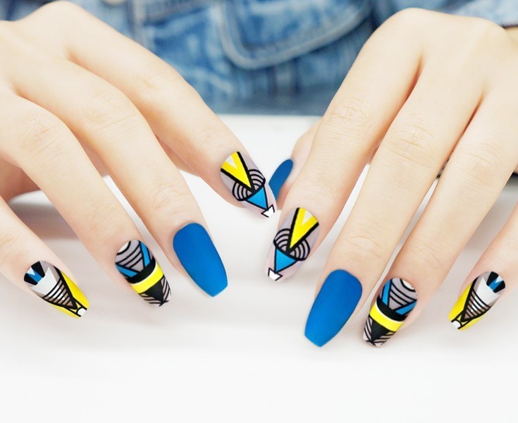 fake nails matte nail sheets-0