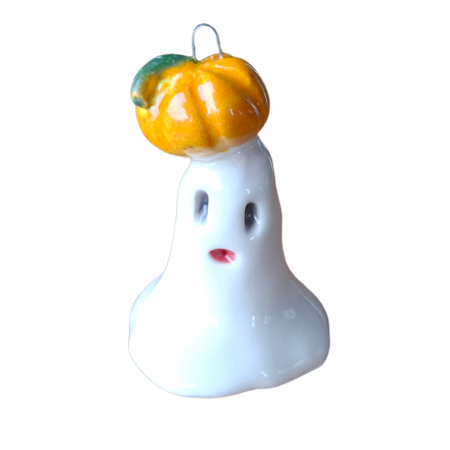 Ghost with pumpkin-0