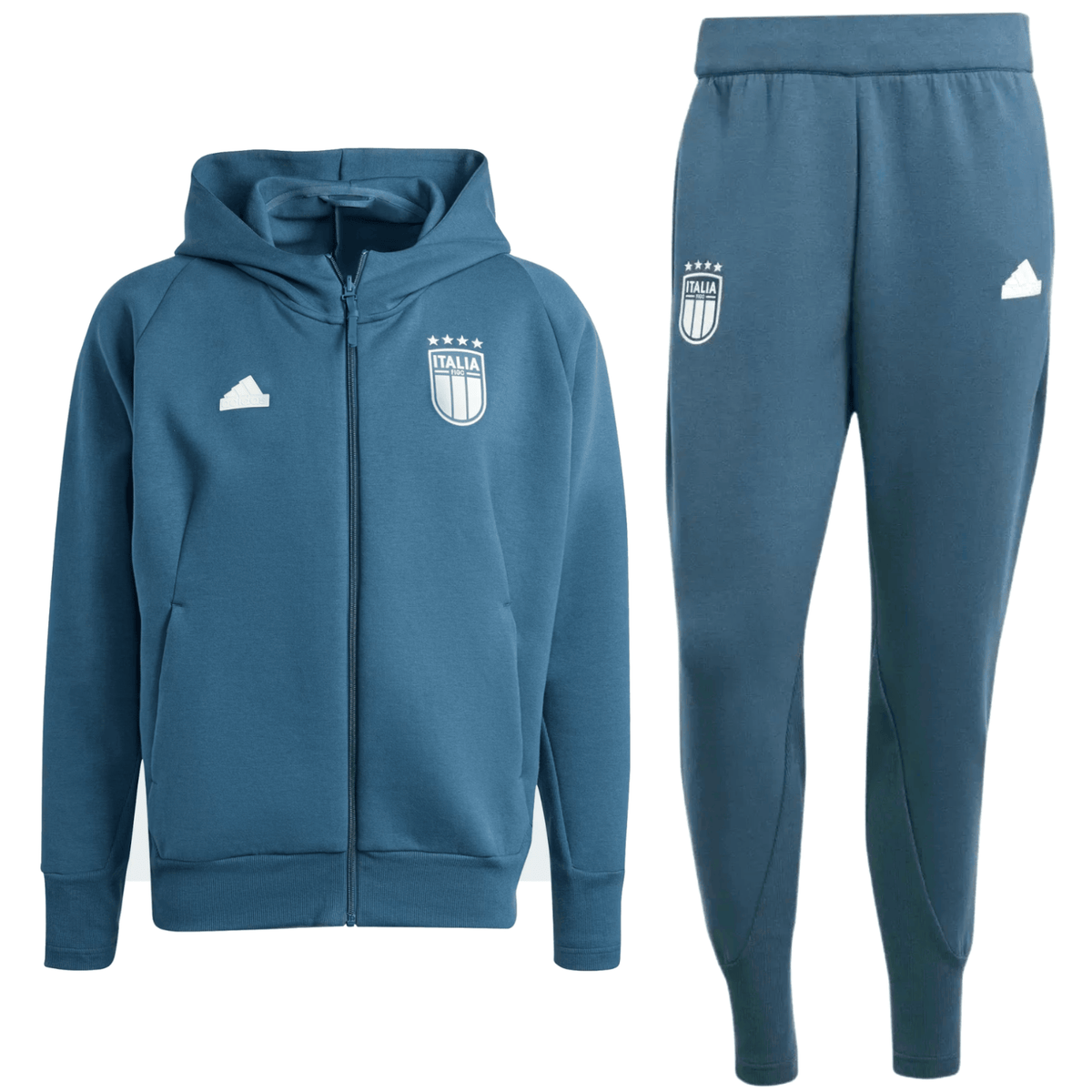Italy Casual Travel hooded presentation tracksuit 2024/25 - Adidas