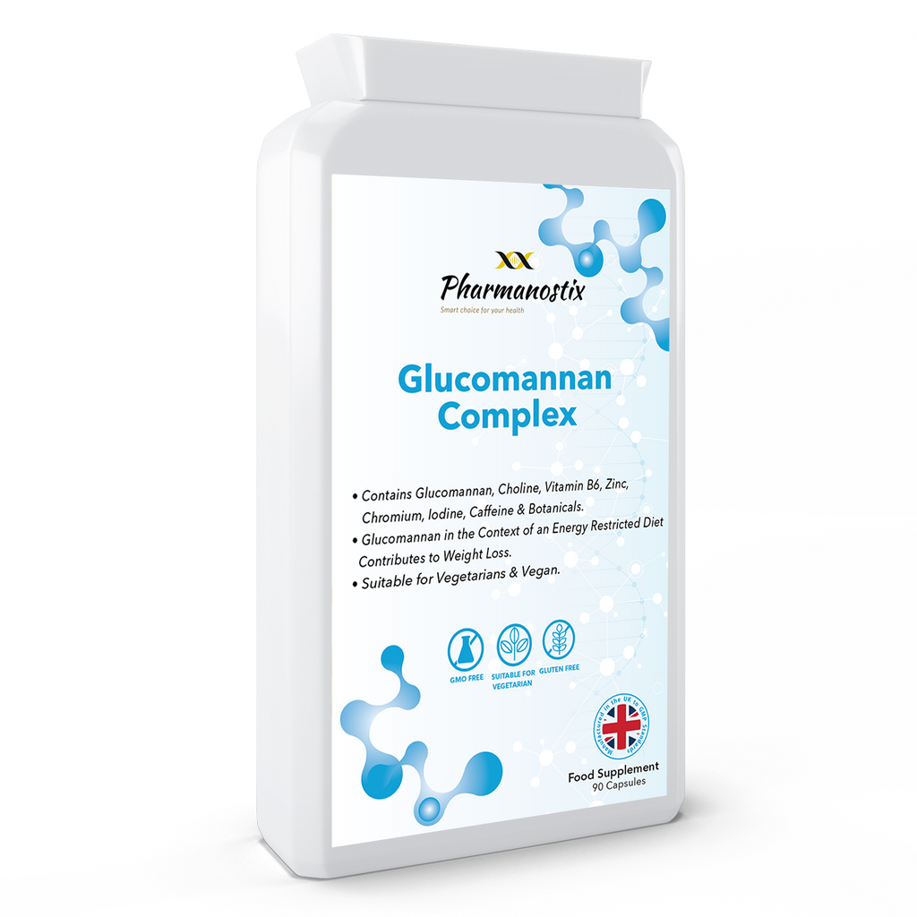 Glucomannan Complex - 3000mg - Fibre Diet Supplement Complex Capsules-0