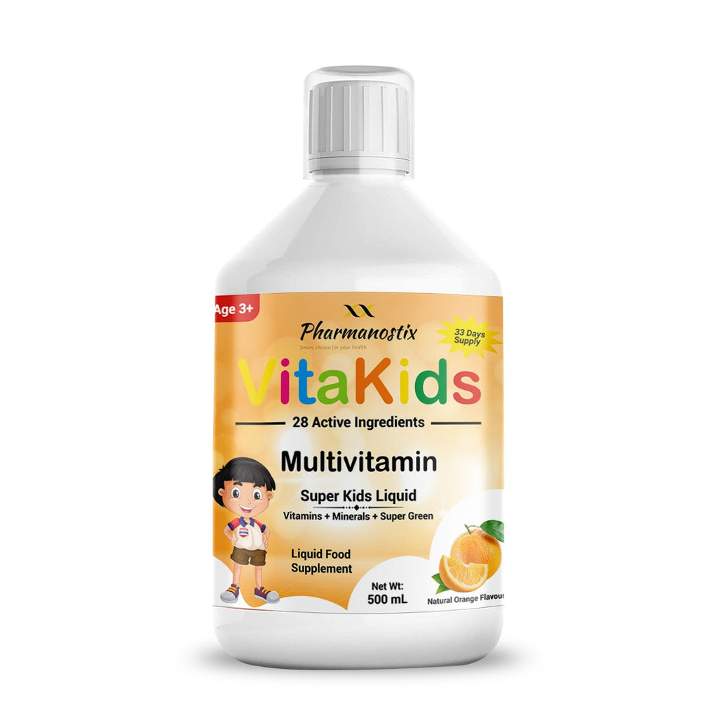 VitaKids Multivitamin Liquid -33 Day Supply- with 28 Active Ingredients-0