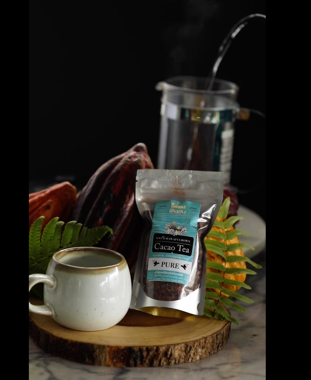 100% Pure Hawaiian Cacao Tea-1